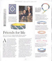 Caravan of Stones natural diamond friendship bracelet featured in The Times LUXX Report