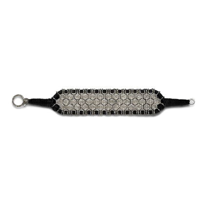 Black Thread Pavé Diamond Bracelet Sold Out - Pre-order now