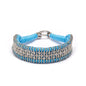 light blue thread diamond bracelet