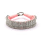 Pink thread diamond bracelet