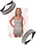 Lady Victoria Hervey wearing a bespoke diamond bracelet by Caravan of Stones. As Seen on the Red Carpet 2025