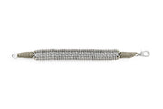 Cashmere Earth diamond stacker bracelet laid flat