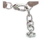 Cashmere Earth Stacker clasp, diamond links and caravan charm