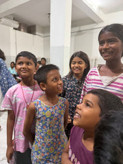 Children talking together at Samarpan Sansthan in Jaipur