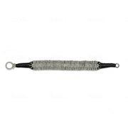 Side view of the Ibiza black thread diamond bracelet