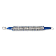 Studio shot of the Kibo royal blue diamond stacker bracelet