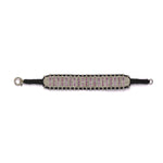 Marrakech black thread pavé diamond and ruby bracelet by Caravan of Stones, side view