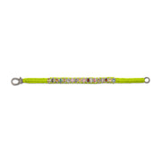 Neon yellow mini tourmaline and diamond bracelet by Caravan of Stones
