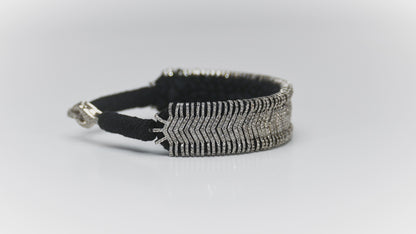 Ibiza - Black Thread Diamond Bracelet