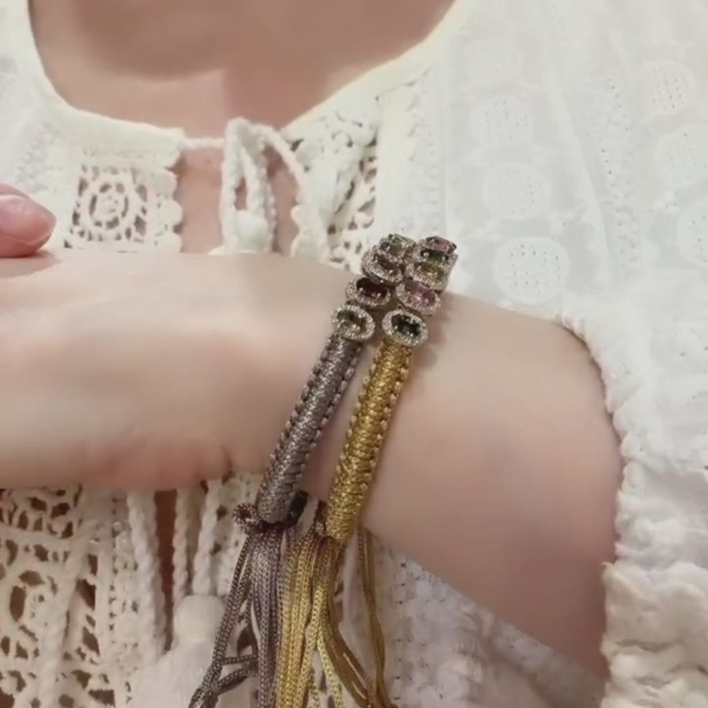 Mini Lisse diamond bracelets video by Caravan of Stones