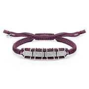 Vampire Claret Row diamond bracelet with a sliding closure on white