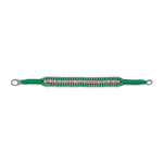 Side view of the Verdon green thread pavé diamond bracelet